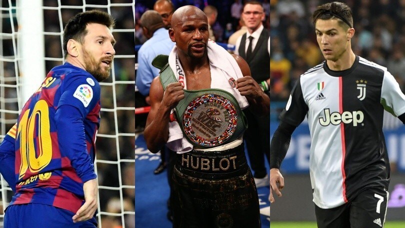 Mayweather è il re dei "Paperoni" dell'ultimo decennio, alle sue spalle Cristiano Ronaldo