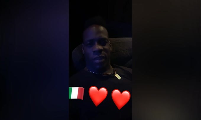 Balotelli: dichiarazione di amore all'Italia