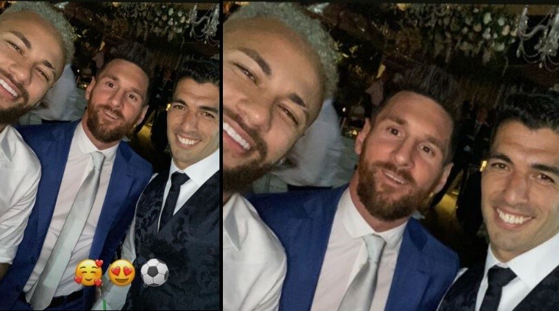 Barcellona, la saudade di Neymar: selfie con Messi e Suarez