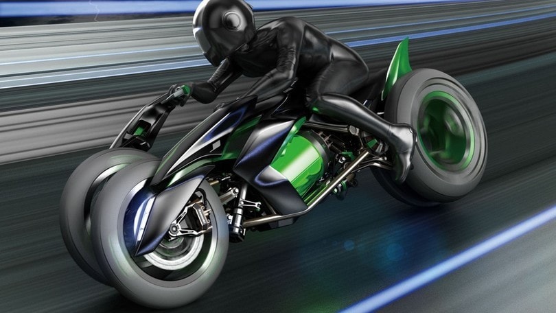 Kawasaki al lavoro su un tre ruote