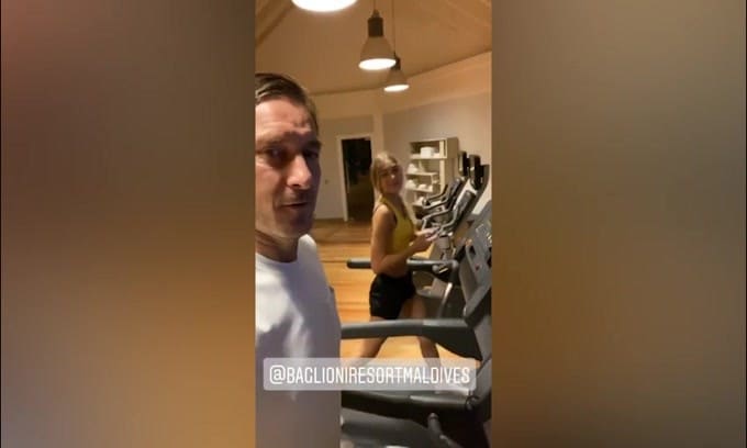 Totti, che corsa in palestra!