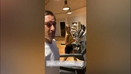 Totti, che corsa in palestra!