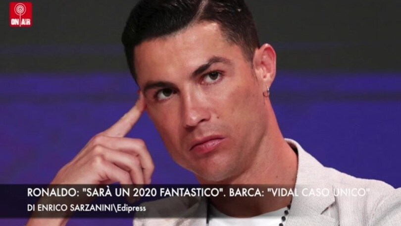 Ronaldo: “Sarà un 2020 fantastico”. Barca: “Vidal caso unico”