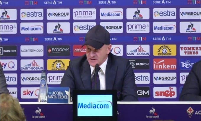 Iachini: "I primi contatti con la Fiorentina dopo la gara contro la Roma"