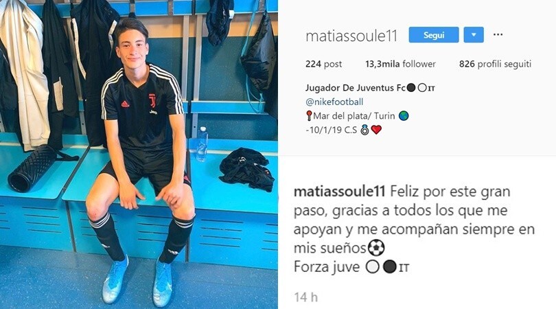 Juve, Soulé si annuncia: "Felice di questo grande passo"