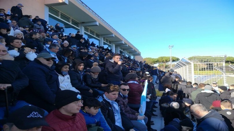 Lazio, i tifosi a Formello: spalti presi d'assalto