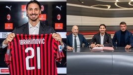 Ibrahimovic al Milan, ecco le foto della firma