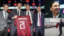 Milan, Ibrahimovic si presenta: tifosi in delirio