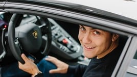 Dybala in Lamborghini, le foto