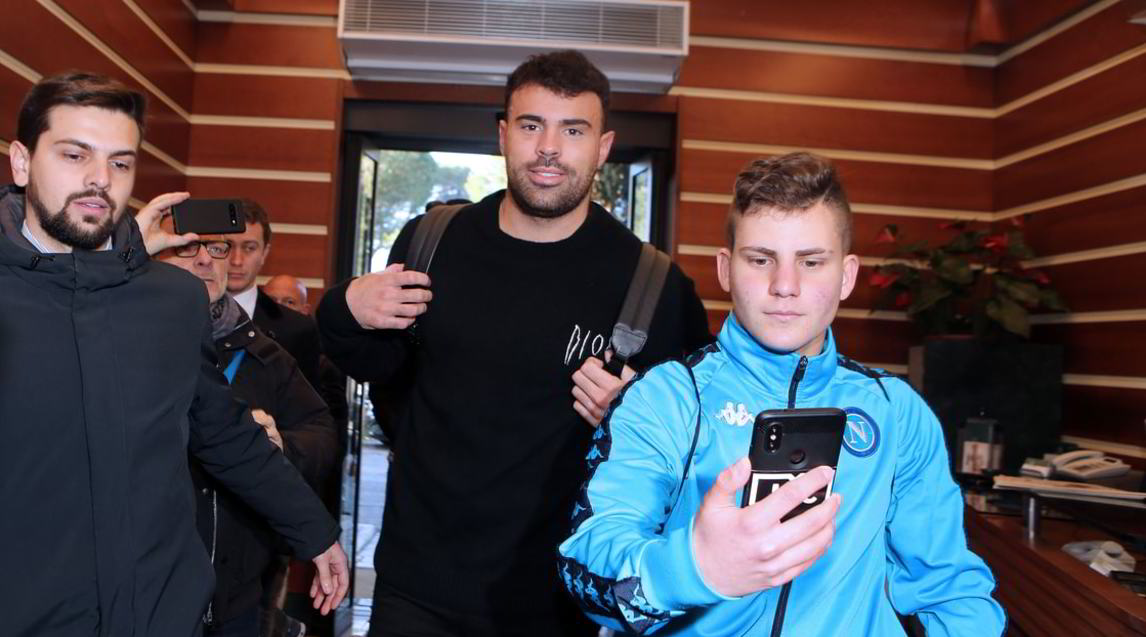 Petagna al Napoli: le visite mediche a Villa Stuart