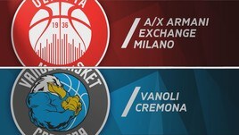 A|X Armani Exchange Milano - Vanoli Cremona 77-74