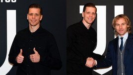 Szczesny rinnova con la Juve: firma e stretta di mano con Nedved