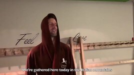 Tennis, bagno nel ruscello gelato per Djokovic