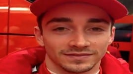 Leclerc tifoso speciale: "Forza Lazio"