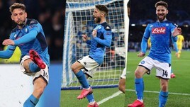 Mertens sblocca Napoli-Barcellona e aggancia Hamsik: l'esultanza è particolare