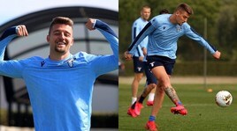 Lazio, Milinkovic-Savic è carico: mostra muscoli e qualità