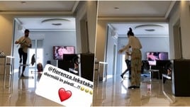 Napoli, Hysaj e lo scherzo alla moglie: "Dormi in piedi"