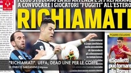 “Richiamati”. Uefa, dead line per le coppe