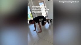 Napoli, allenamento in casa per Stanislav Lobotka
