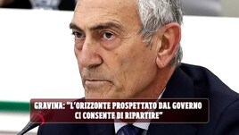 Serie A, Gravina: "L'orizzonte prospettato dal Governo ci consente di ripartire"