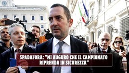 Spadafora: "Mi auguro che il campionato riprenda in sicurezza"