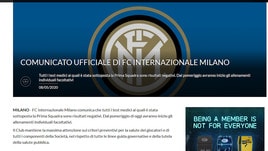 Inter, buone notizie: tamponi tutti negativi