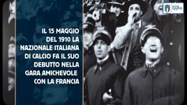 Italia, 110 anni fa la prima partita