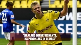 "Haaland impressionante, ha preso 12 chili in 15 mesi"