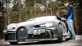 Bugatti e i test al tempo del COVID-19: le immagini