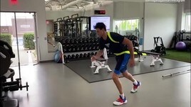 Danilo Gallinari, un pre-weekend di duri allenamenti