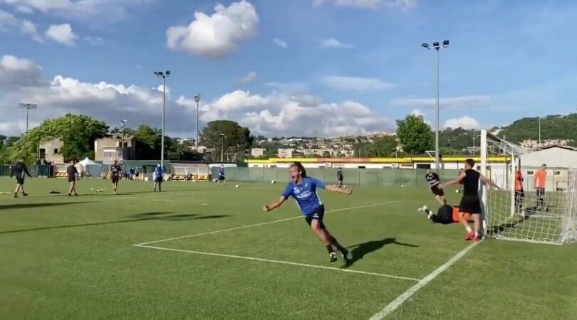 Pippo Inzaghi come ai vecchi tempi: che gol in allenamento con il Benevento!