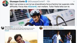 Zanardi, dal Premier Conte a Giancarlo Fisichella: quanto sostegno sui social!