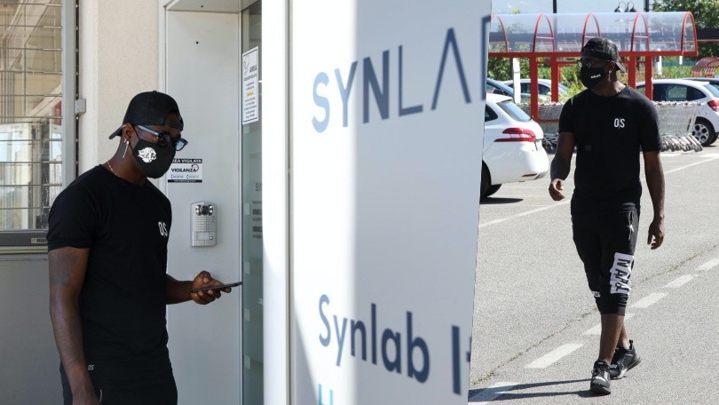 Balotelli al Synlab per sottoporsi al tampone