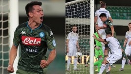 Napoli, Lozano entra e segna al Verona: è tornato il Chucky