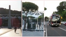 Roma-Sampdoria, il silenzio dell’Olimpico e la surreale atmosfera del Foro Italico