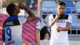 Muriel trascina l'Atalanta e inventa una nuova esultanza