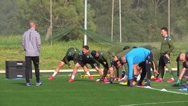 Napoli, contusione al gluteo per Mertens