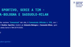 Serie A, un turno di squalifica per Gasperini per la lite con Mihajlovic