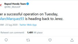 MotoGp, Marquez correrà il Gp d'Andalusia