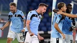Lazio, è quarto posto: che esultanze per Milinkovic e Immobile!