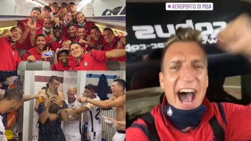 Maxi Lopez, sui social la festa per la A del Crotone