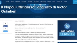 Ufficiale: Osimhen nuovo giocatore del Napoli