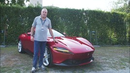Ferrari Roma, primo test su strada VIDEO