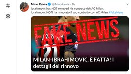 Ibra-Milan, Raiola smentisce tutto: "Il rinnovo è una fake news"