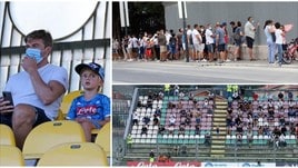 I tifosi tornano per la prima volta allo stadio per il Napoli