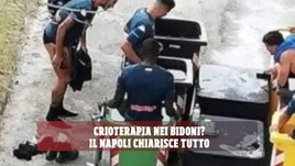 Crioterapia nei bidoni? Il Napoli chiarisce tutto