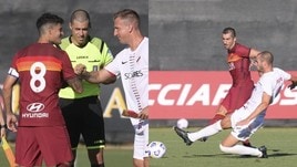 Roma, buona la prima con Perotti capitano: 4-2 alla Sambenedettese