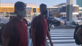 Roma, partenza verso Verona: c'è Dzeko