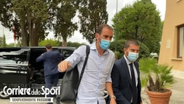 Diego Godin a Roma per le visite mediche col Cagliari
