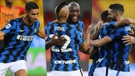 L'Inter di Conte vola: bomber Lukaku, Hakimi è già un treno